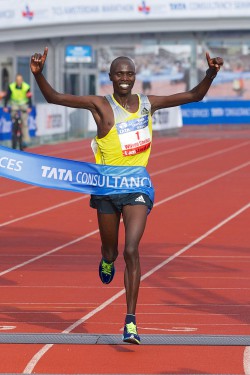 Wilson Chebet is aiming for his fourth win in Amsterdam. © Amsterdam Marathon