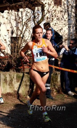 Ana Dulce Felix, seen here at the Cinque Mulini cross-country race in 2011, showed an impressive form in Austria. © www.photorun.net
