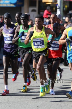 Haile Gebrselassie running in New York. © www.photorun.net