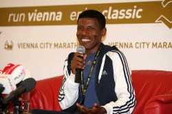 Haile Gebrselassie is hoping to use the Berlin Marathon to qualify for the Olympics. © www.photorun.net