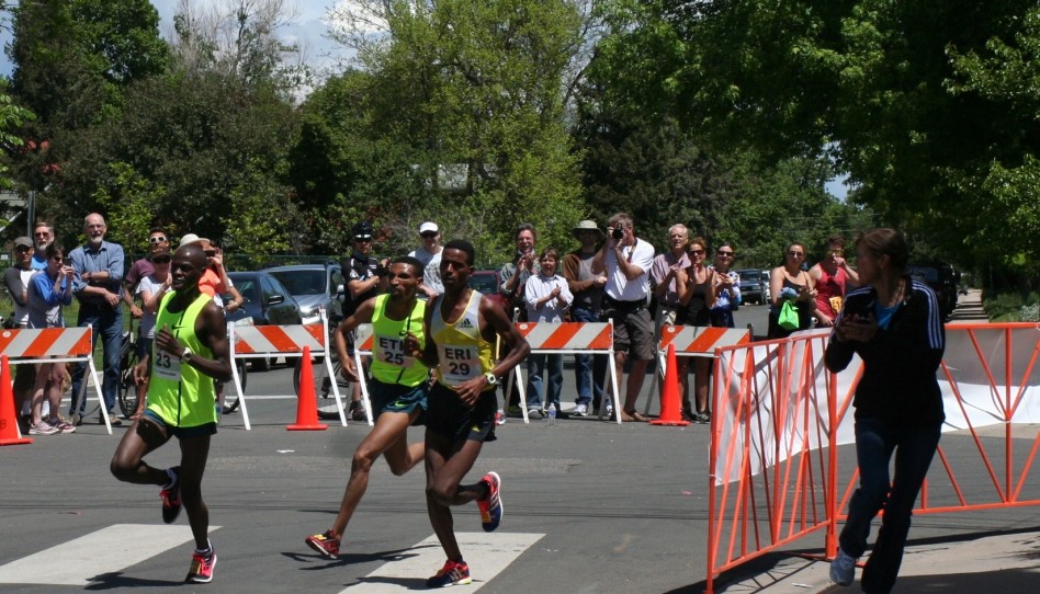 Afewerki Berhane and Mamitu Daska Are Victorious at Inspirational BolderBOULDER