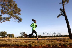 Mary Keitany training in Kenya. © www.PhotoRun.net