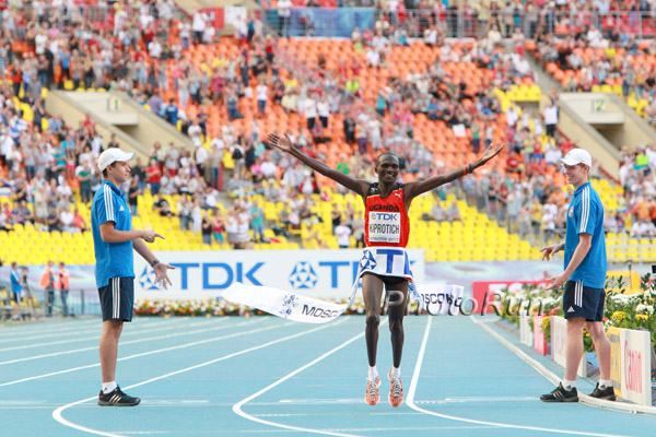 WCh Results: Olympic Champion Stephen Kiprotich Wins Marathon Gold