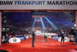 Wilson Kipsang won the 2011 Frankfurt Marathon for the second consecutive time and set a course record. © www.photorun.net