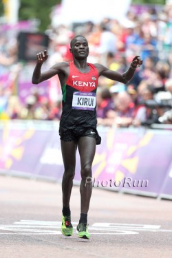 Abel Kirui wins Silver in London. © www.PhotoRun.net