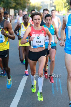 Irina Mikitenko runs a Masters world record in Berlin. © www.PhotoRun.net