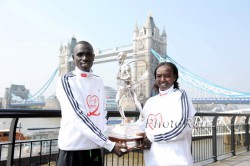 The 2011 London Marathon champions, Emmanuel Mutai and Mary Keitany, will be at the starting line of the New York City Marathon. © www.photorun.net