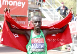 Emmanuel Mutai won the London Marathon last Sunday. © www.PhotoRun.net