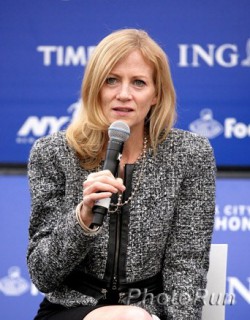 Mary Wittenberg, race director of the New York City Marathon. © www.PhotoRun.net