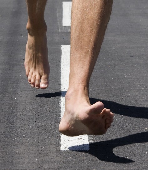 Running Barefoot in Berlin Marathon?