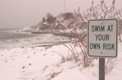If you're in triathlon training, choose your workout venues carefully this time of year. © Stacey Cramp