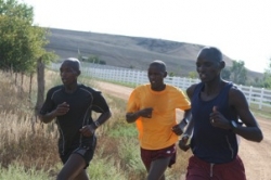 KIMbia's Evans Rutto, James Koskei and Christopher Cheboiboch will contest the Chicago Marathon on October 7. © www.ChasingKimbia.com